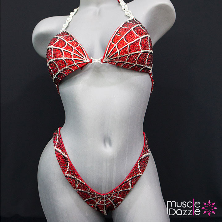 Red Spiderman Figure Competition Suit (FS279)